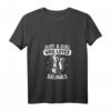 Damen Just A Girl Who Loves Skunks Lustiges Stinktier Kostüm T-Shirt mit V-Ausschnitt – Perfektes Geschenk für Frauen, Mütter & Töchter zu Geburtstag & Weihnachten