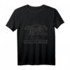 Wolverine Art Wild Animal T-Shirt mit Skunk, Bär & Mammal Habitat - Geschenkidee für Tierliebhaber, Männer, Frauen & Kinder