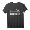 Best Friends Forever Hund T-Shirt mit Pfotenabdruck – Perfektes Geschenk für Hundeliebhaber zum Gassi, Geburtstag oder Weihnachten
