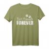 Best Friends Forever Hund T-Shirt mit Pfotenabdruck – Perfektes Geschenk für Hundeliebhaber zum Gassi, Geburtstag oder Weihnachten
