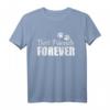 Best Friends Forever Hund T-Shirt mit Pfotenabdruck – Perfektes Geschenk für Hundeliebhaber zum Gassi, Geburtstag oder Weihnachten