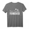 Best Friends Forever Hund T-Shirt mit Pfotenabdruck – Perfektes Geschenk für Hundeliebhaber zum Gassi, Geburtstag oder Weihnachten