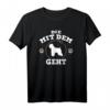 Hunde T-Shirt mit Irish Soft Coated Wheaten Terrier - Lustiges Geschenk für Hundeliebhaber, Frauchen & Familienmitglieder zu Weihnachten & Geburtstag