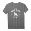 Hunde T-Shirt mit Irish Soft Coated Wheaten Terrier - Lustiges Geschenk für Hundeliebhaber, Frauchen & Familienmitglieder zu Weihnachten & Geburtstag