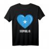 Somalia Flaggenhemd | Somali T-Shirt mit Herzflagge für Männer, Frauen & Kinder – Perfektes Souvenir & Nationalstolz
