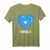 Somalia Flaggenhemd | Somali T-Shirt mit Herzflagge für Männer, Frauen & Kinder – Perfektes Souvenir & Nationalstolz