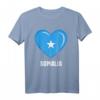 Somalia Flaggenhemd | Somali T-Shirt mit Herzflagge für Männer, Frauen & Kinder – Perfektes Souvenir & Nationalstolz