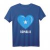 Somalia Flaggenhemd | Somali T-Shirt mit Herzflagge für Männer, Frauen & Kinder – Perfektes Souvenir & Nationalstolz