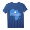 Somalia Somali Pride Flagge Karte Afrika Druck T-Shirt – Stolzes Land und Kultur im klassischen Schnitt