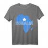 Somalia Somali Pride Flagge Karte Afrika Druck T-Shirt – Stolzes Land und Kultur im klassischen Schnitt
