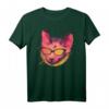 Sphynx Katze Kätzchen mit Sonnenbrille Retro T-Shirt - Perfektes Geschenk für Katzenliebhaber zu Geburtstag & Weihnachten