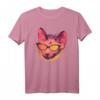 Sphynx Katze Kätzchen mit Sonnenbrille Retro T-Shirt - Perfektes Geschenk für Katzenliebhaber zu Geburtstag & Weihnachten
