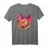 Sphynx Katze Kätzchen mit Sonnenbrille Retro T-Shirt - Perfektes Geschenk für Katzenliebhaber zu Geburtstag & Weihnachten