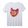 Sphynx Katze Kätzchen mit Sonnenbrille Retro T-Shirt - Perfektes Geschenk für Katzenliebhaber zu Geburtstag & Weihnachten