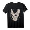 Death Metal Sphynx Katze Satanic T-Shirt für Männer und Frauen – Gothic Geschenk für Freunde, Familie & Feiertage
