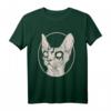 Death Metal Sphynx Katze Satanic T-Shirt für Männer und Frauen – Gothic Geschenk für Freunde, Familie & Feiertage