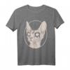 Death Metal Sphynx Katze Satanic T-Shirt für Männer und Frauen – Gothic Geschenk für Freunde, Familie & Feiertage
