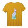 HapFrog T-Shirt mit Pastell Goth Sphynx-Katze & Tattoo-Design – Mystisches Halloween Katzen Shirt für Tierliebhaber & Freunde