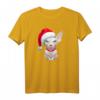 Weiß Sphynx-Katze in Santa Claus Hat Weihnachten T-Shirt – Lustiges Geschenk für Katzenliebhaber & Sphynx-Fans
