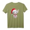 Weiß Sphynx-Katze in Santa Claus Hat Weihnachten T-Shirt – Lustiges Geschenk für Katzenliebhaber & Sphynx-Fans