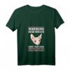 Damen Warnung diese Person redet nur über Sphynx Katzen T-Shirt mit V-Ausschnitt – Perfekt für Katzenliebhaber & Sphynx Fans