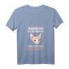 Damen Warnung diese Person redet nur über Sphynx Katzen T-Shirt mit V-Ausschnitt – Perfekt für Katzenliebhaber & Sphynx Fans