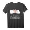 Offizielles Sphynx Katze Schlafshirt – Lustiges Nacktkatze T-Shirt für Katzenliebhaber, Morgenmuffel & Schlafmützen, Perfekt als Geschenk für Familie & Freunde