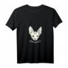 Damen Sphynx Katze T-Shirt ohne Fell, Kätzchen Design mit V-Ausschnitt – Perfektes Geschenk für Katzenliebhaber