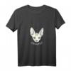 Damen Sphynx Katze T-Shirt ohne Fell, Kätzchen Design mit V-Ausschnitt – Perfektes Geschenk für Katzenliebhaber