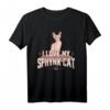 Lustiges Katzen Sphinx Mieze Katzenliebhaber Geschenk T-Shirt – Perfekt für Geburtstage & Weihnachten für Sphynx Katzenfans