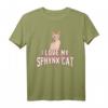 Lustiges Katzen Sphinx Mieze Katzenliebhaber Geschenk T-Shirt – Perfekt für Geburtstage & Weihnachten für Sphynx Katzenfans