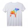Farbfrohes Axolotl Splash Art Tierliebhaber T-Shirt – Lustiges Schwanzlurch Motiv für Aquaristik- und Amphibienfans, perfekte Geschenkidee
