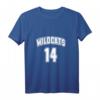 Wildcats 14 Jersey T-Shirt Tank Top - Rotes Basketball Fanshirt mit Weißem 14 - Klassisches Wildcats Teamshirt