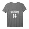 Wildcats 14 Jersey T-Shirt Tank Top - Rotes Basketball Fanshirt mit Weißem 14 - Klassisches Wildcats Teamshirt
