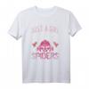 Nur ein Mädchen das Spinnen liebt - Arachnide Geschenk Spinne T-Shirt für Tierliebhaber & Spinnenfans, perfekt zu Halloween, Weihnachten & Geburtstags
