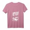 Damen Tierschutz T-Shirt mit V-Ausschnitt - Spreche Für Diejenigen Die Keine Stimme Haben, Süße Geschenkidee zu Geburtstag & Weihnachten