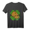 Wasserschwein auf 4 Blatt Klee Lustig St. Patrick's Day Langarmshirt – Humorvolles irisches Tierdesign für Feiern, Urlaub & Unterstützung des Erbes