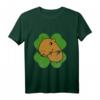 Wasserschwein auf 4 Blatt Klee Lustig St. Patrick's Day Langarmshirt – Humorvolles irisches Tierdesign für Feiern, Urlaub & Unterstützung des Erbes