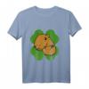 Wasserschwein auf 4 Blatt Klee Lustig St. Patrick's Day Langarmshirt – Humorvolles irisches Tierdesign für Feiern, Urlaub & Unterstützung des Erbes