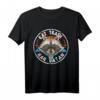 Eat Trash Hail Satan Raccoon T-Shirt – Provokantes Satanistisches Tiermotiv für Rock, Metal & Halloween Partys