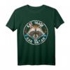 Eat Trash Hail Satan Raccoon T-Shirt – Provokantes Satanistisches Tiermotiv für Rock, Metal & Halloween Partys