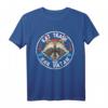 Eat Trash Hail Satan Raccoon T-Shirt – Provokantes Satanistisches Tiermotiv für Rock, Metal & Halloween Partys