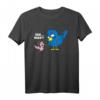 ÄÄH Miau?! Lustiges Tier-Spruch T-Shirt mit Vogel und Wurm Witz – Perfektes Geschenk für Tierliebhaber und Geburtstagsgäste