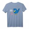 ÄÄH Miau?! Lustiges Tier-Spruch T-Shirt mit Vogel und Wurm Witz – Perfektes Geschenk für Tierliebhaber und Geburtstagsgäste