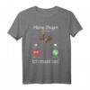 Meine Ziegen rufen an Ziegenhalter T-Shirt - Lustiges Landwirt-Design für Ziegenliebhaber, Ziegenzüchter & Bauern