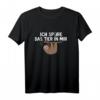 Ich spüre das Tier in mir - Lustiges Faultier T-Shirt für Faule und Faultier Fans, perfektes Geschenk für jeden Anlass