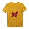 Tibet-Terrier Weihnachtsmotiv - Niedliches Xmas Kariert T-Shirt für Hundeliebhaber & Tierfreunde, perfektes Geschenk für Weihnachten