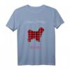 Tibet-Terrier Weihnachtsmotiv - Niedliches Xmas Kariert T-Shirt für Hundeliebhaber & Tierfreunde, perfektes Geschenk für Weihnachten
