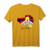 Free Tibet T-Shirt mit tibetischer Map und Flagge - Unterstütze Tibet mit klassischem Design