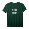 Free Tibet T-Shirt - Solidarität und Menschenrechte mit klassischem Design und doppeltem Saum